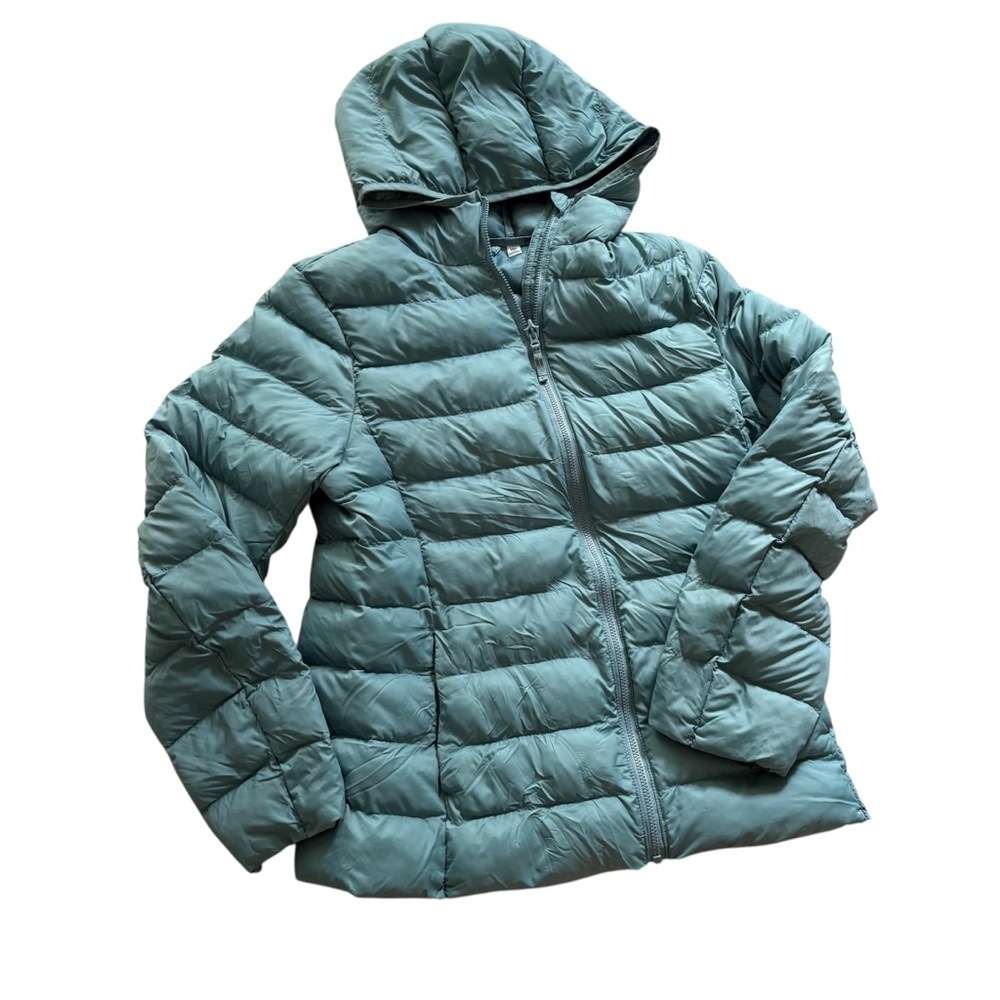 Uniqlo girls Aqua Puffer Jacket size 13